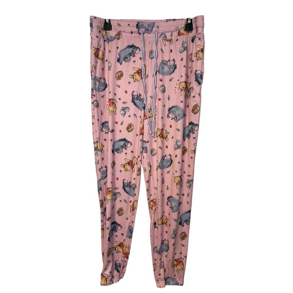 Disney Winnie the Pooh & Eyore Pajama Pants Lounge Pants Sz. M